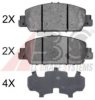 HONDA 45022T2GA00 Brake Pad Set, disc brake